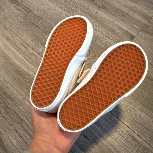NWOB Vans Slip-On Metallic Oil Slick White Turtledove Toddler Girl Size 8 T - Picture 6 of 6